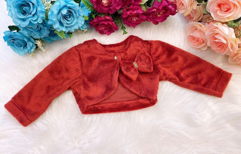 Bolero Marsala com Enfeite de Lacinho