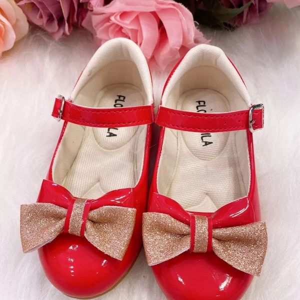 Sapatilha Flor Di Mila Julia Vermelha