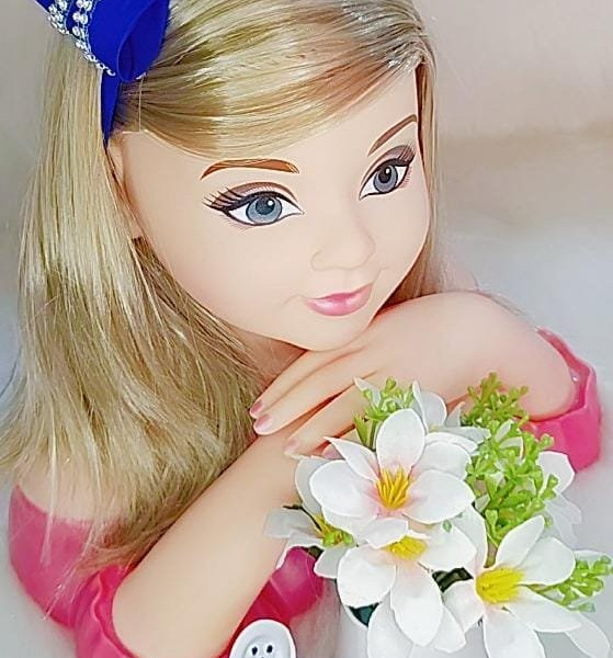 Faixa Belli Azul Royal Laço