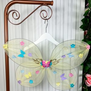 Asa De Borboletas / Fadas Infantil Amarela