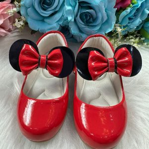 Sapatilha Flor Di Mila Minnie/Minie Vermelha