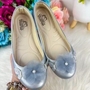 Sapatilha Doce Pe Jardim Encantado Prata Modelo 2