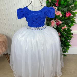 Vestido Enjoy Longo Mari Peito Azul Royal