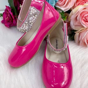 Sapatilha Flor di Mila Pink “Perolas” Luxo