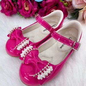 Sapatilha Flor di Mila Pink Perolas Neide