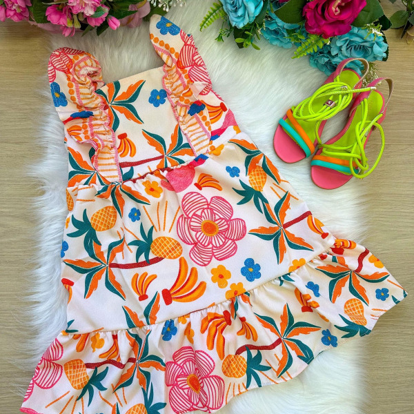 Vestido Ysa Kids Infanto/Juvenil Modinha Bianca