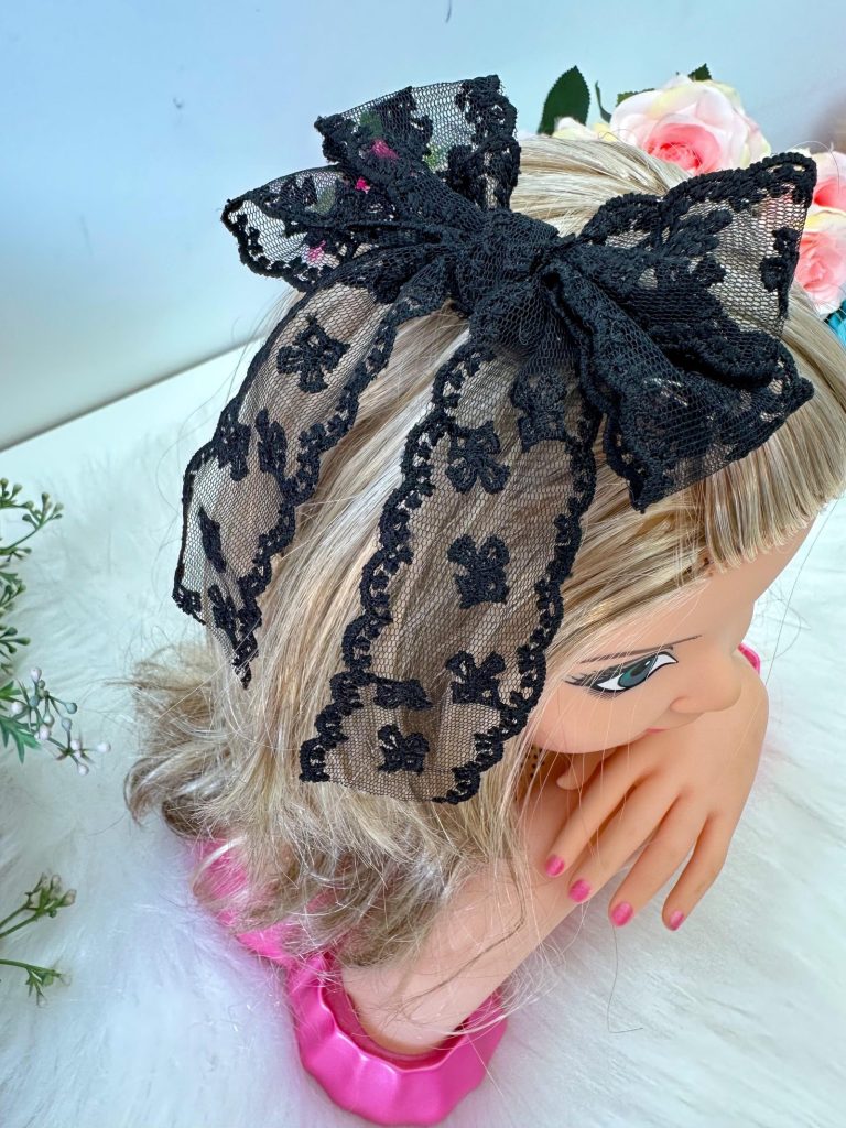 Laço Belli Jessica Renda Preto
