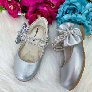 Sapatilha Flor Di MIla Maya Prata