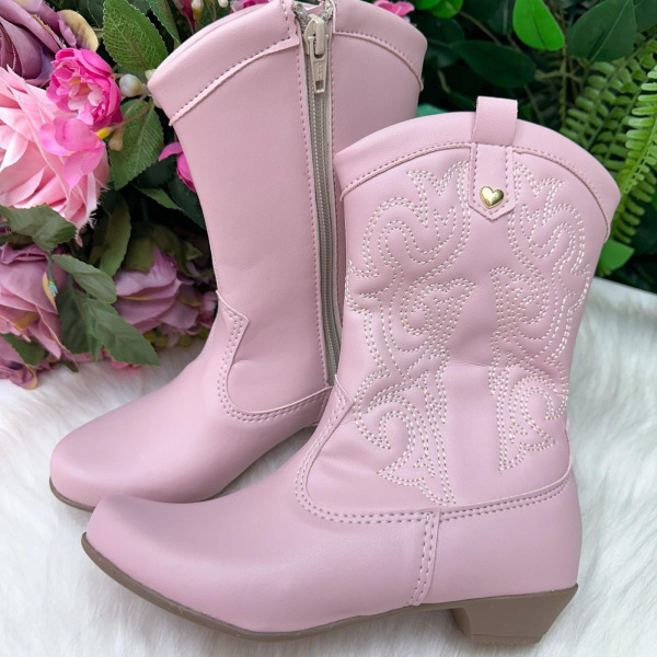 Bota/ Coturno Flor Di Mila Boiadeira Texana Maria Rosa Bebe