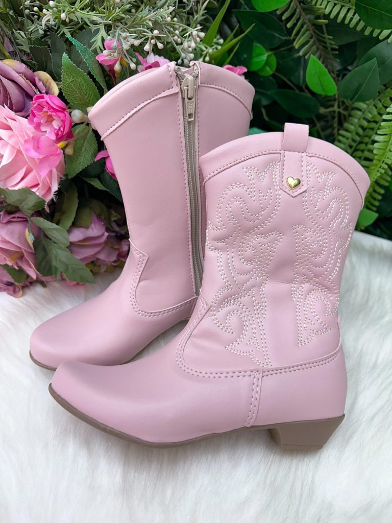 Bota/ Coturno Flor Di Mila Boiadeira Texana Maria Rosa Bebe