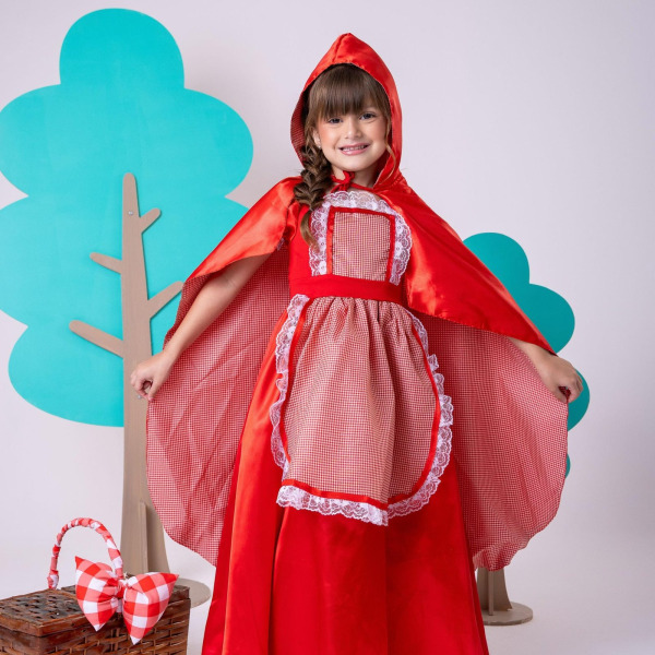 Fantasia Princesa Belli Chapeuzinho Vermelho