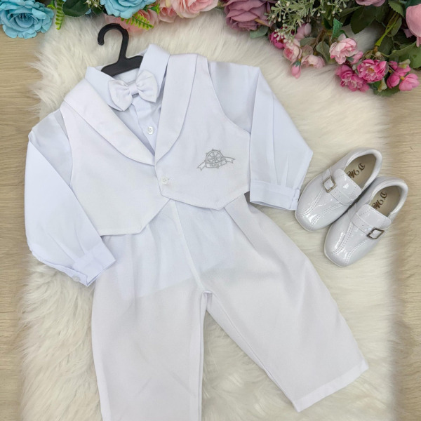 Conjunto Social Miss Cherry Felipe Calça Branco