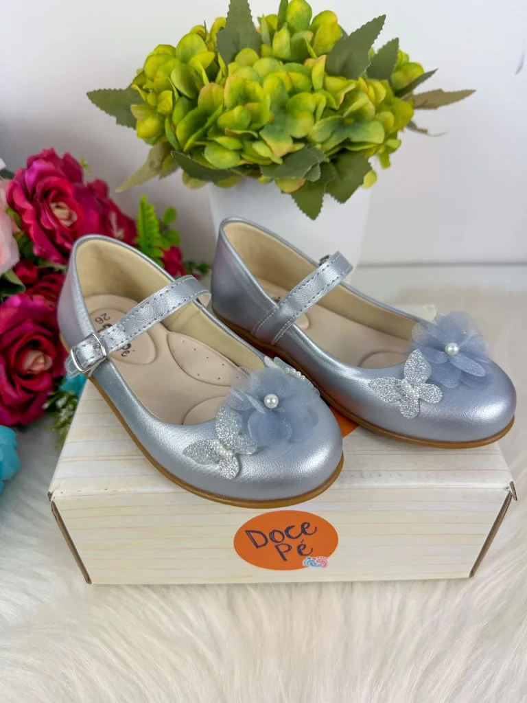Sapatilha Doce Pe Jardim Encantado Prata