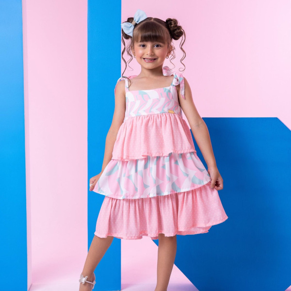 Vestido Banana Club Eloa Rosa