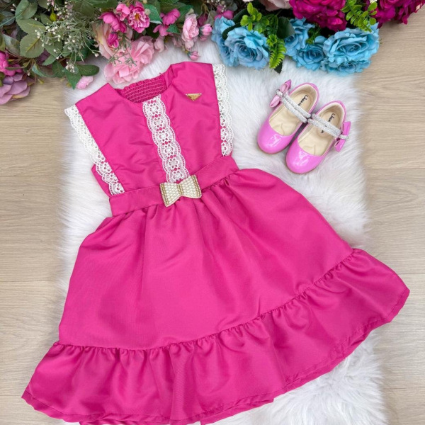 Vestido Blogueirinha Valeria Pink