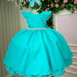 Vestido Ysa Kids Francine Verde Tiffany
