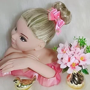 Porta Coque Belli Rosa Chiclete Laço Strass