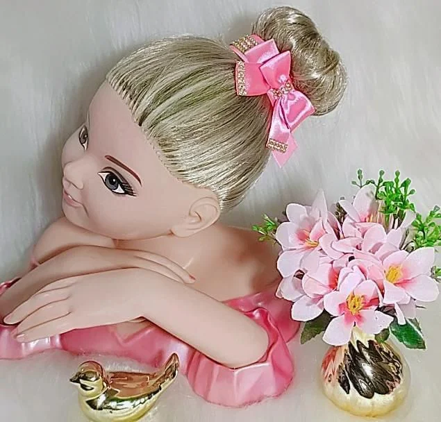 Porta Coque Belli Rosa Chiclete Laço Strass