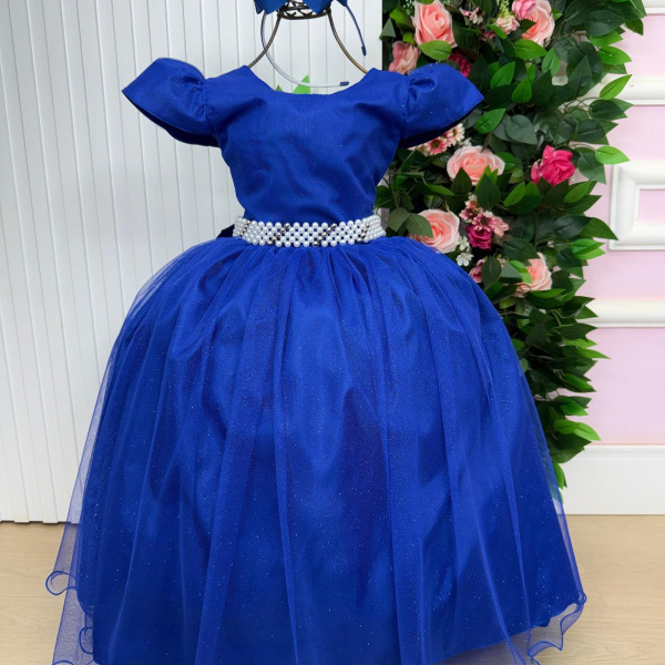 Vestido Marie Longo Heloisa Azul Royal