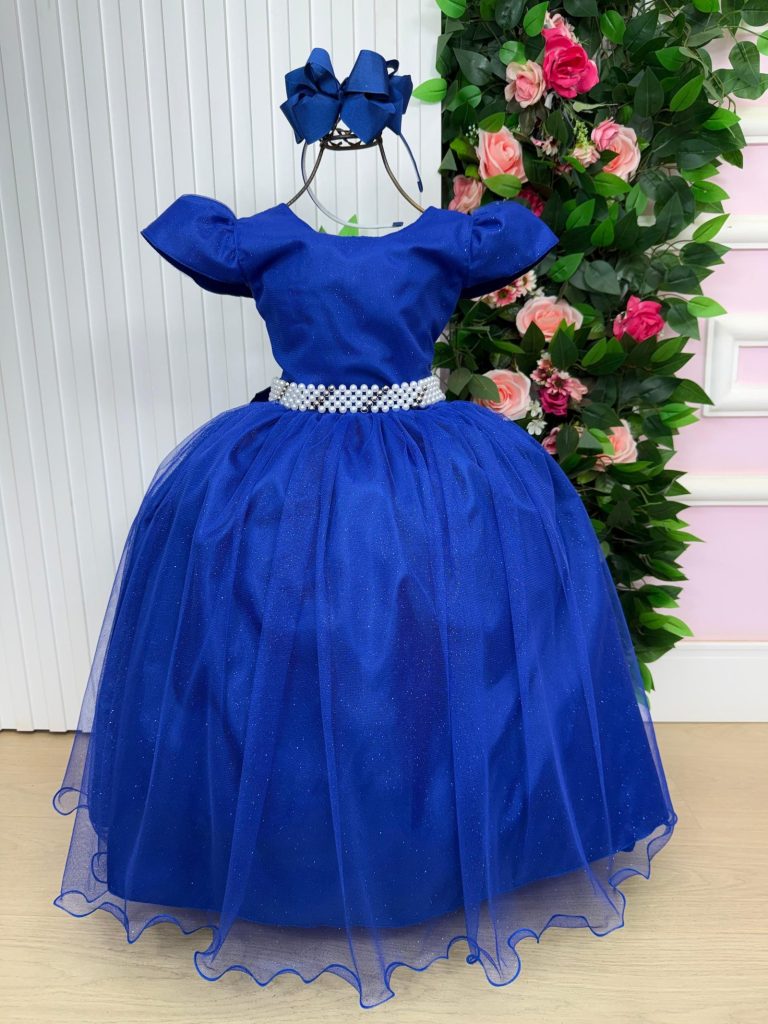 Vestido Marie Longo Heloisa Azul Royal