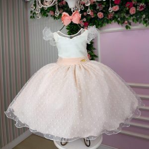 Vestido Mini Miss Betani Pessego