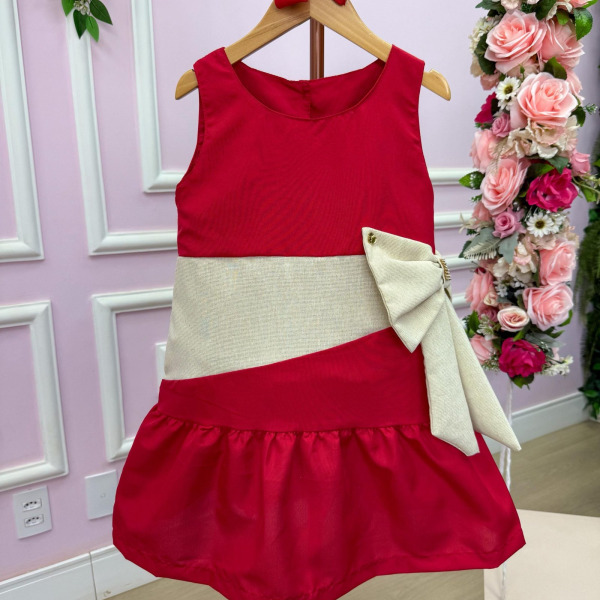 Vestido Blogueirinha Rafa Vermelho – Natal