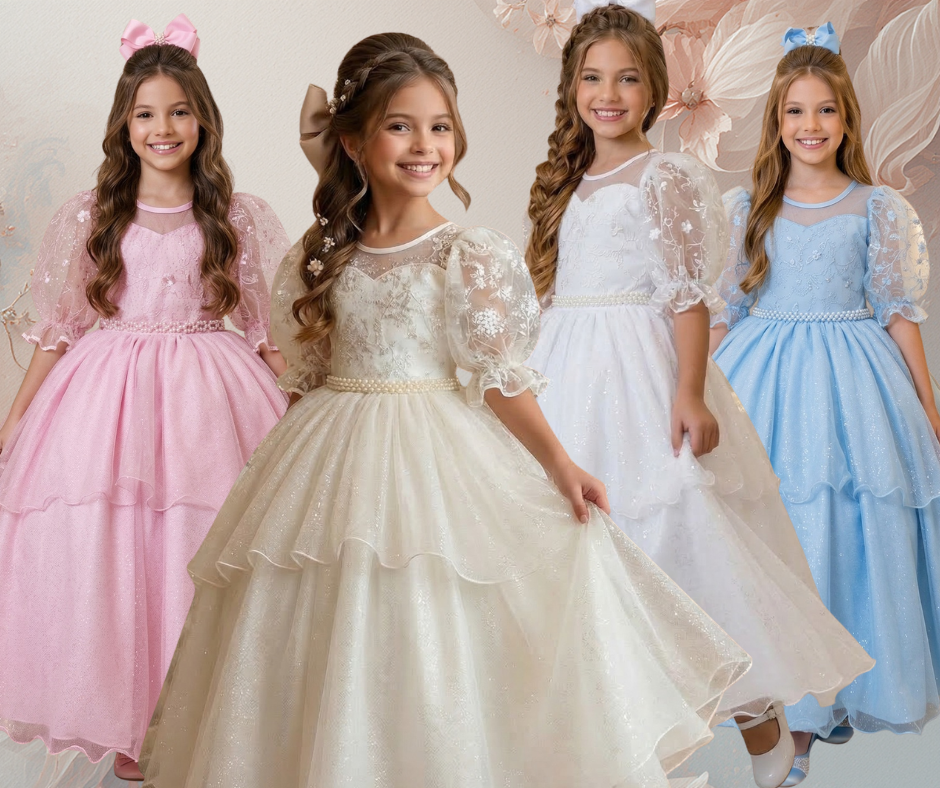 Vestido Bella Child Longo Eva